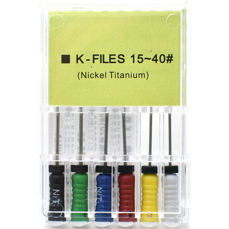 RDT®手用ニッケルチタンファイル(Ni-Tiファイル) Kファイル （6本入）