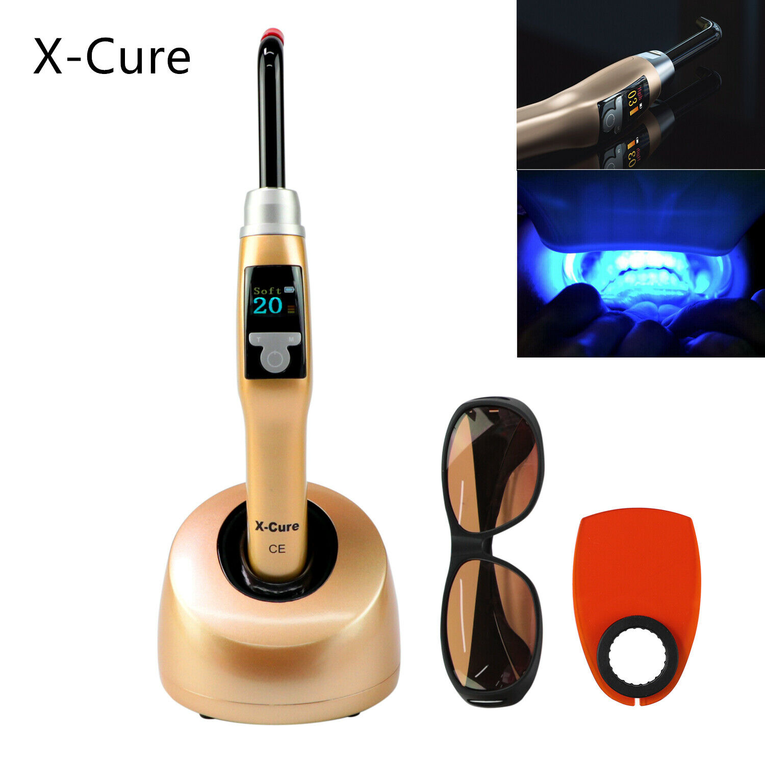 Woodpecker®歯科用高速硬化LED光重合照射器X-Cure