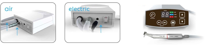 COXO®歯科治療用電動式マイクロモーターシステムC-PUMAの設置