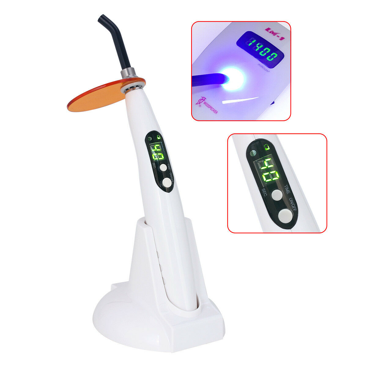 Woodpecker® LED光重合器 光照射器 Bブルーライト-コードレス照射器 