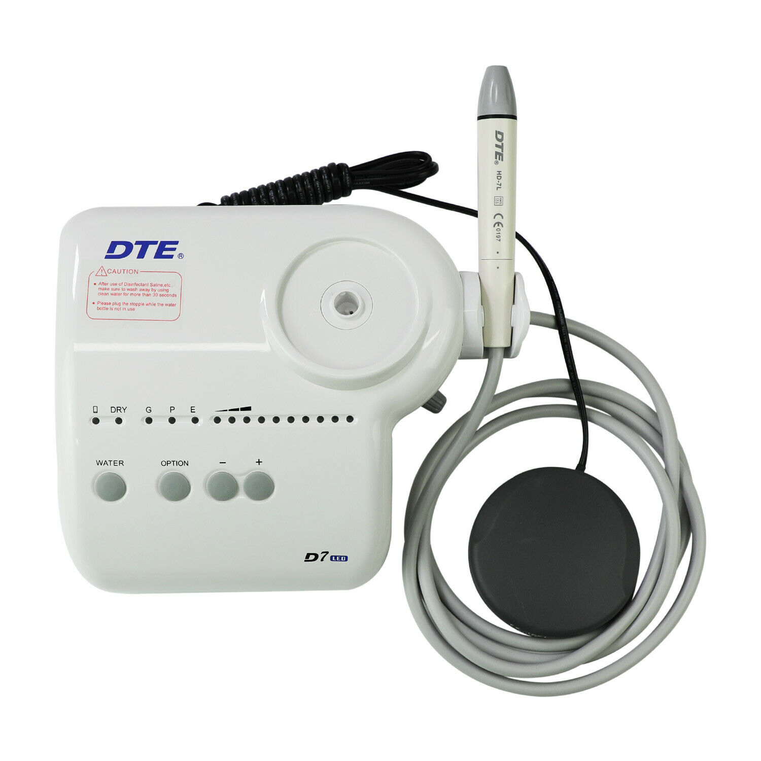 Woodpecker®超音波スケーラーDTE-D7-LED-ライト付き超音波スケーラー 