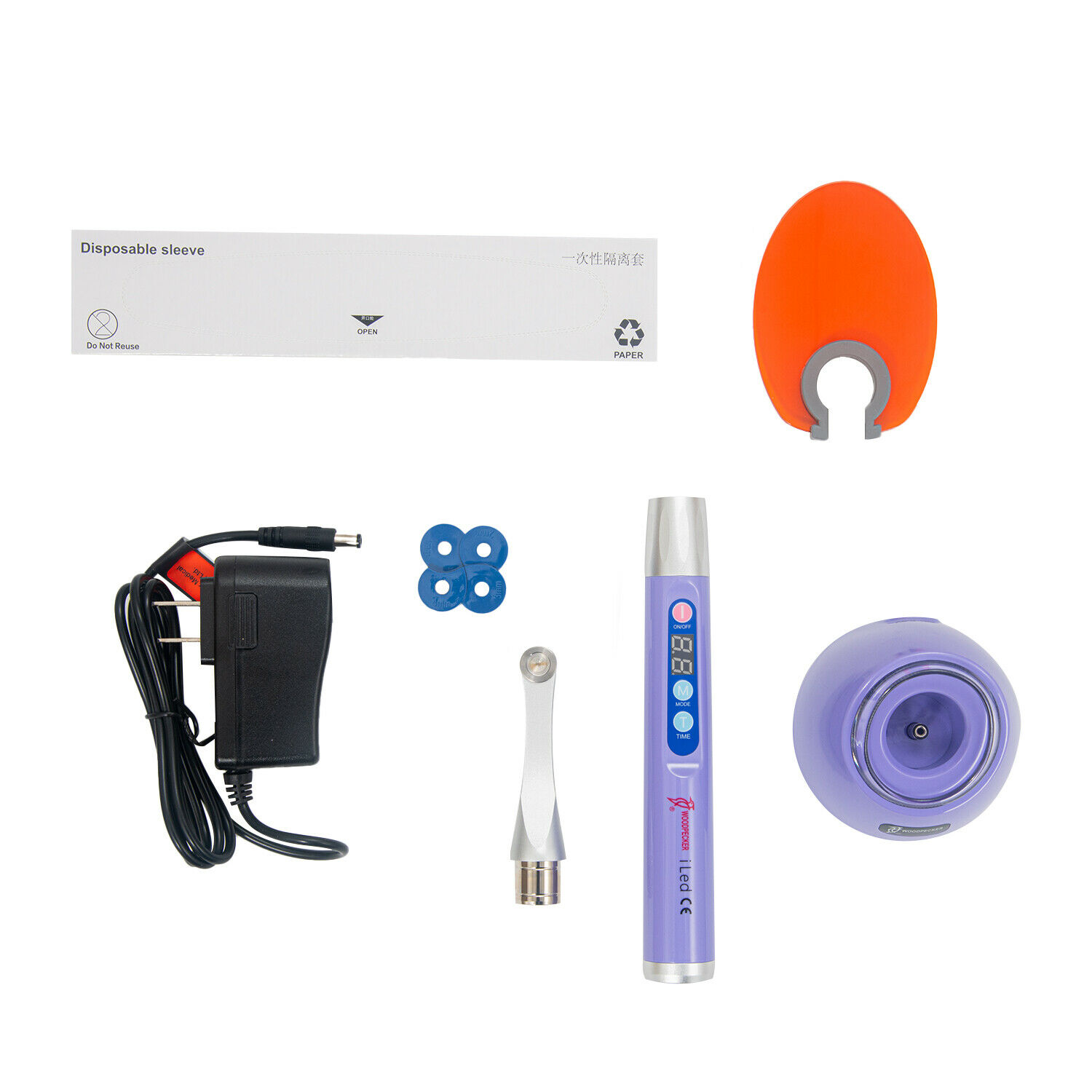 Woodpecker®歯科用LED可視光線照射器iLed-Plus-コードレス照射器-歯科 